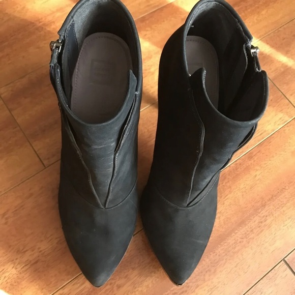 Herve Leger Women Mercer Blue Vero Cuoio Ankle Boots W Dust Bag US 9 - Picture 7 of 11